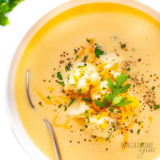 Cauliflower and Cheese Soup