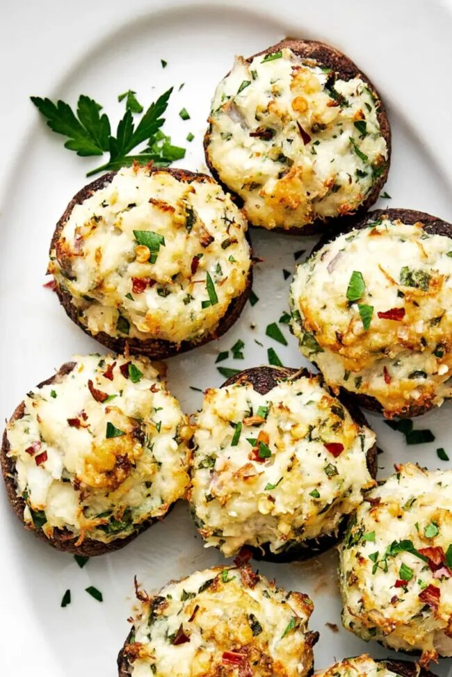 Crab Stuffed Mushrooms