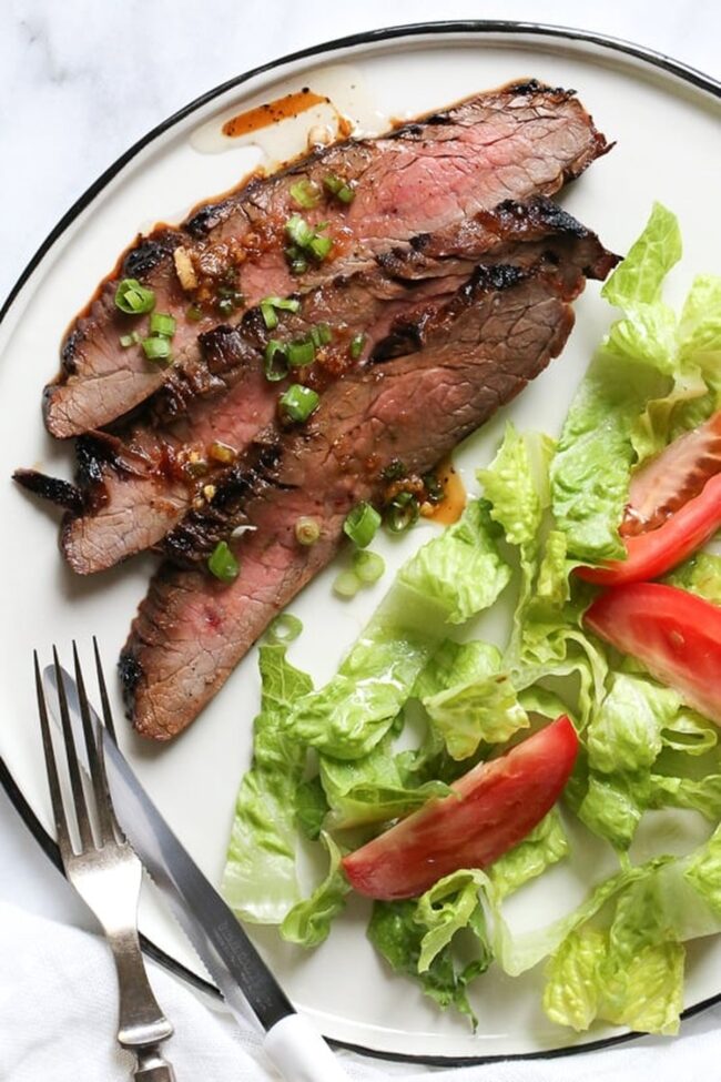 Soy Sauce Marinated Flank Steak