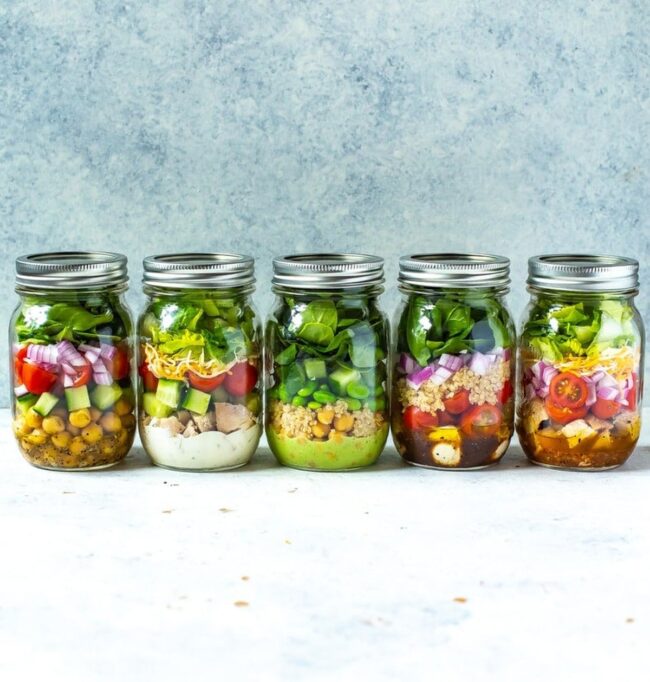 Mason Jar Salads