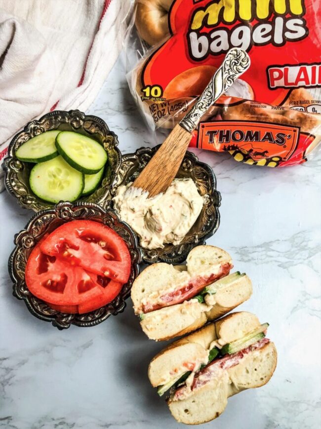 Mini Bagel Sandwiches