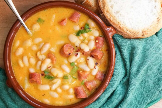 Spanish Chorizo and White Bean Soup