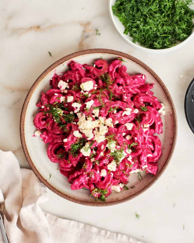 Roasted Beetroot Fettuccine