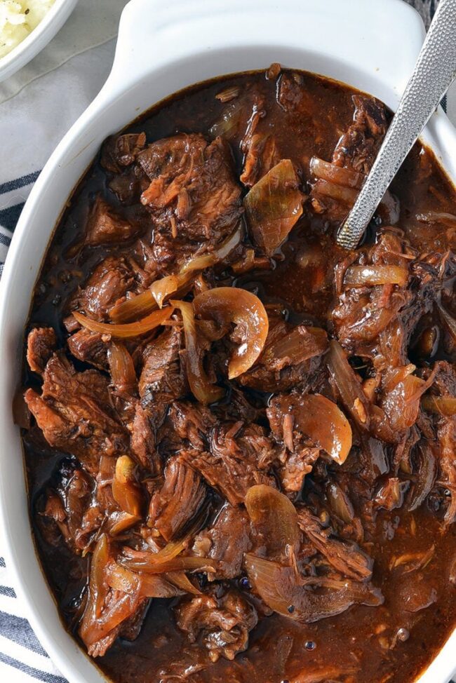 Slow Cooker Barbecue Chuck Roast