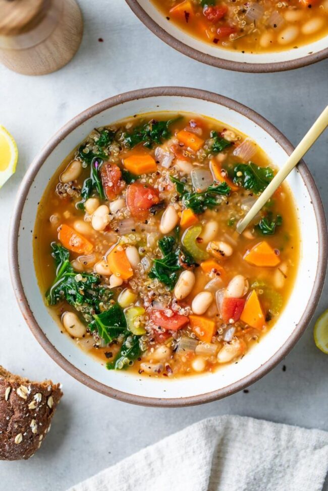 Kale and Quinoa Soup