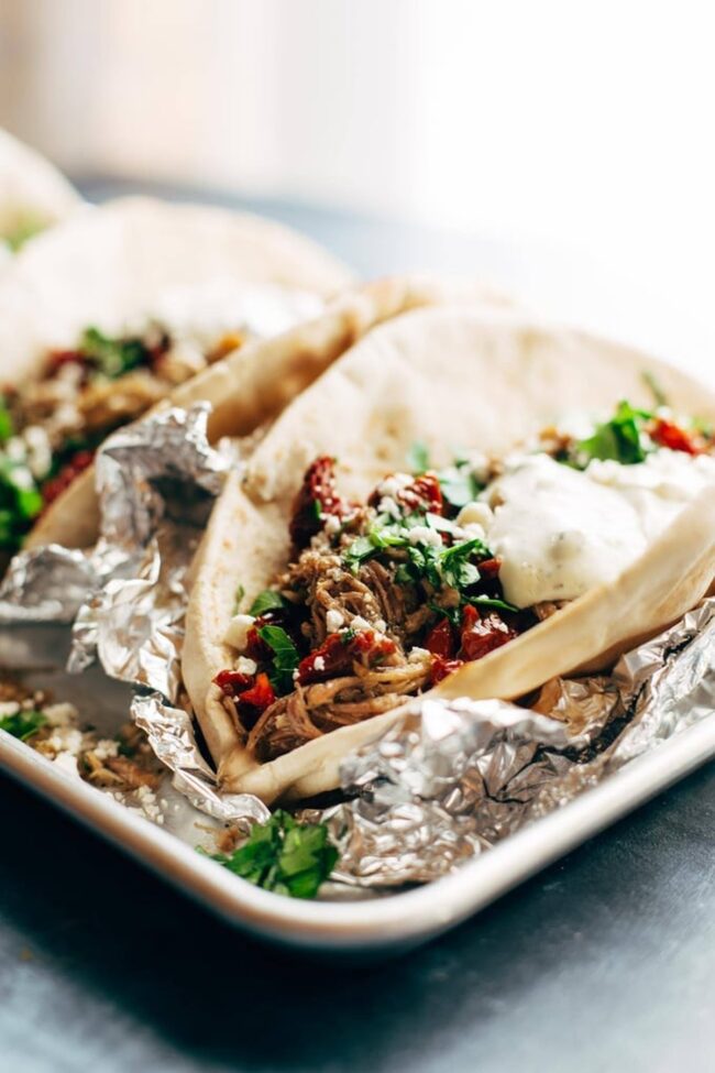 Pork Pita Pockets