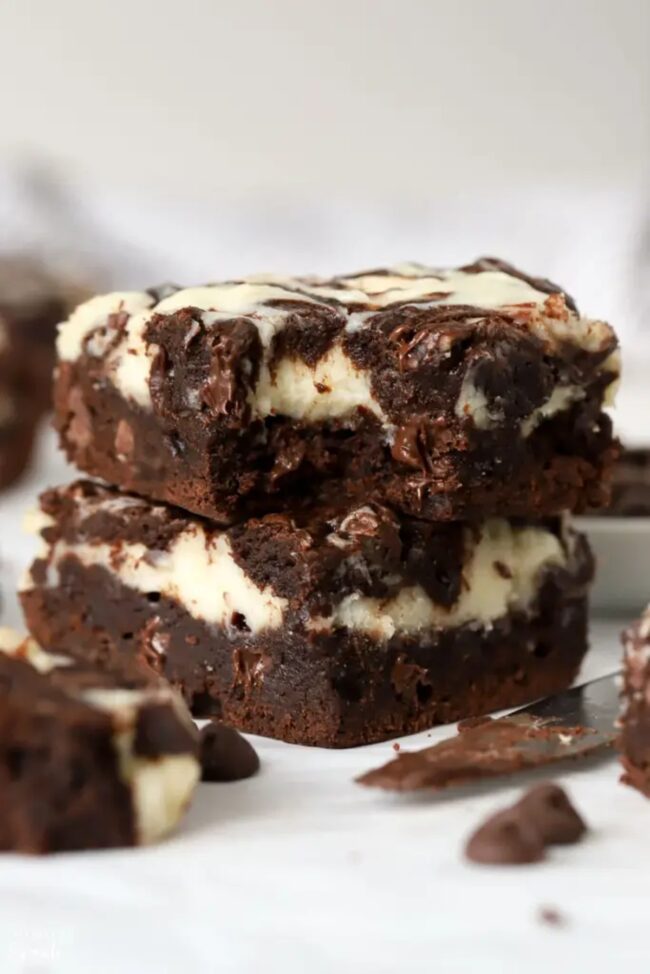 Chocolate Cream Cheese Brownies
