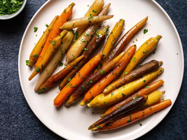 Sous Vide Carrots with Honey