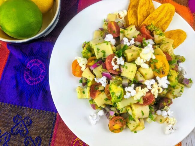 Hearts of Palm and Pineapple Salad