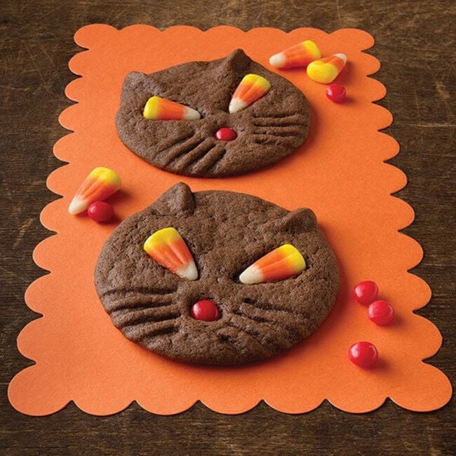 Black Cat Peanut Butter Cookies