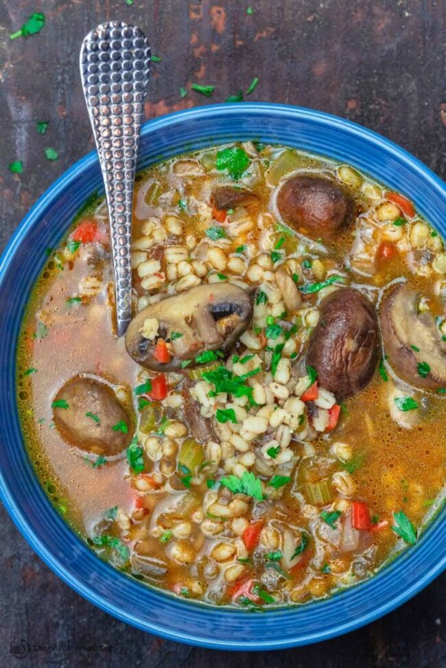 Mushroom and Barley Soup