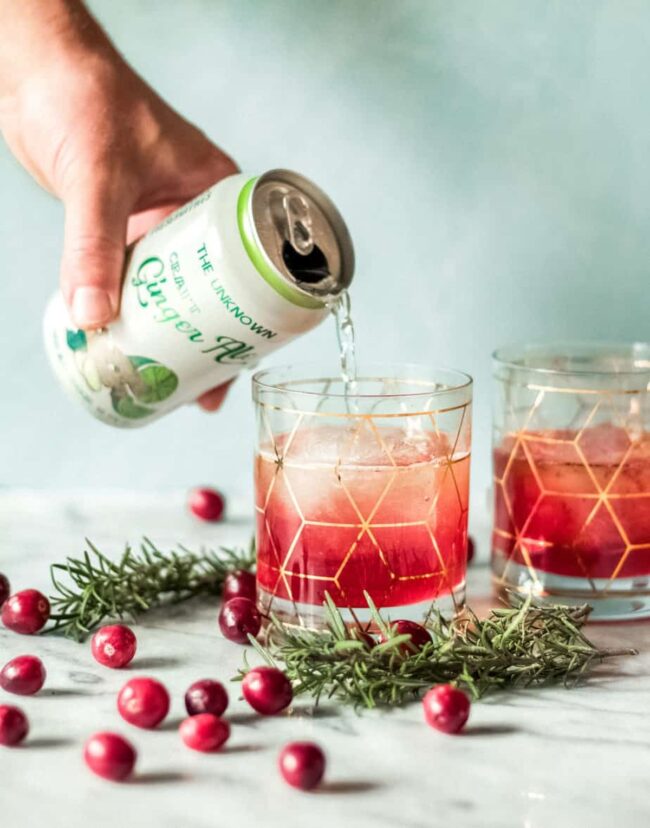 Cranberry Bourbon Smash
