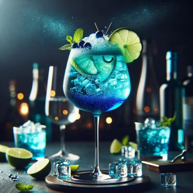 Blue Curacao Spritz