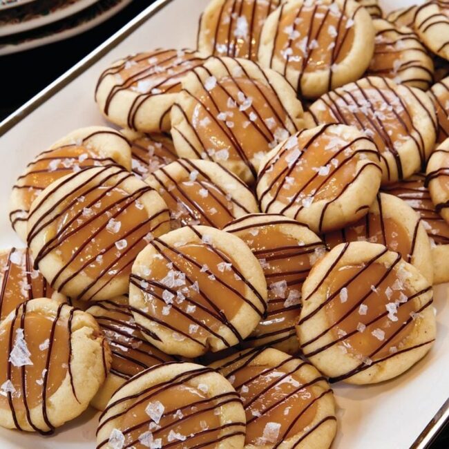 Salted Caramel Thumbprints