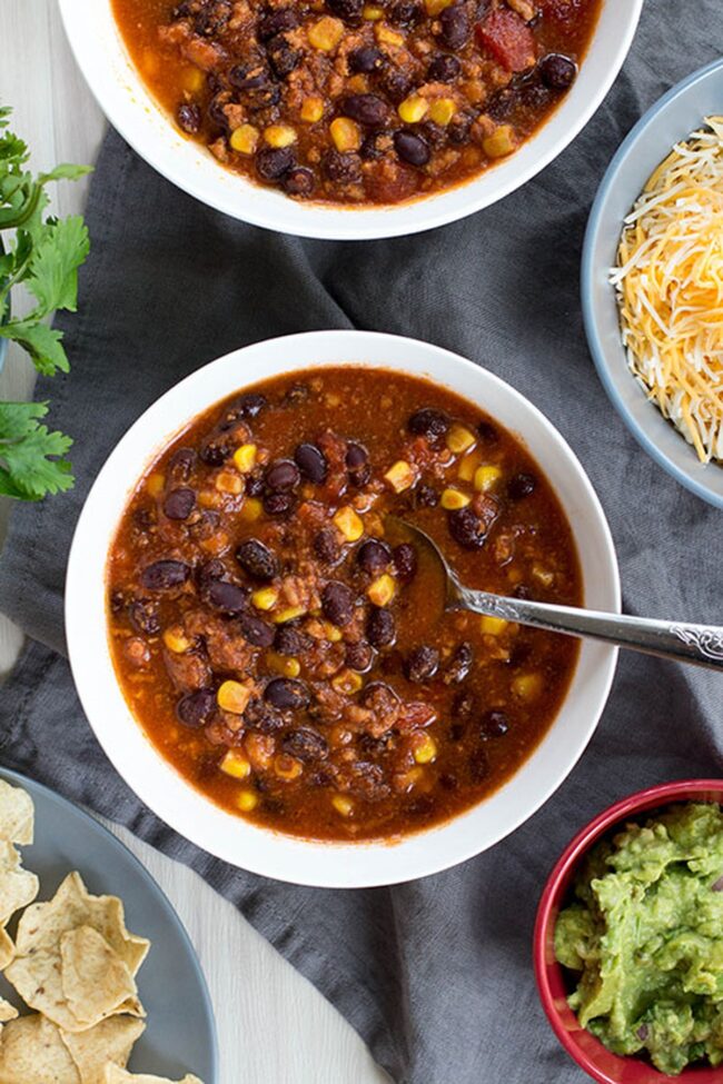 Turkey and Black Bean Chili
