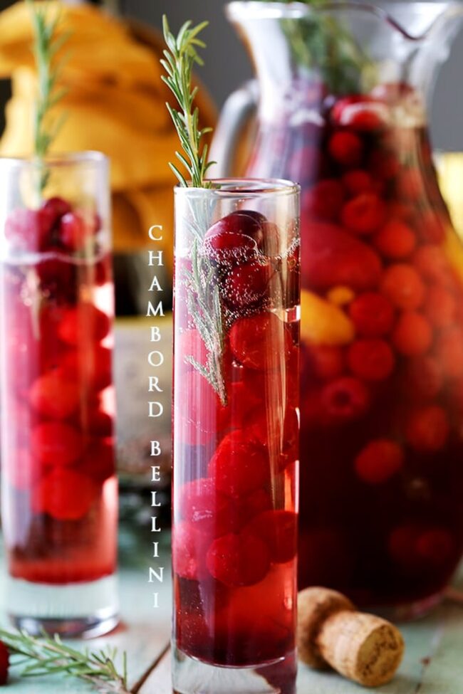 Elegant Chambord Bellini