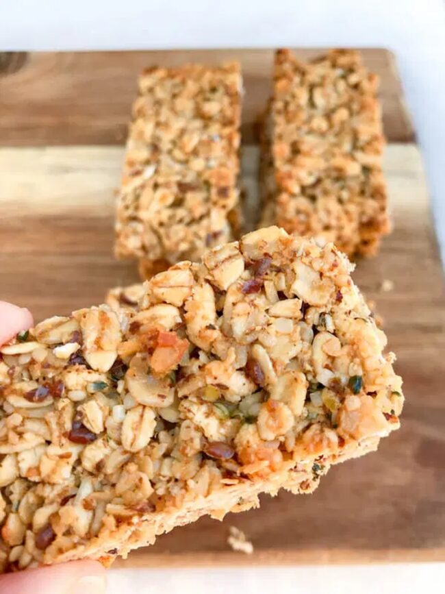 Honey Nut Granola Bars