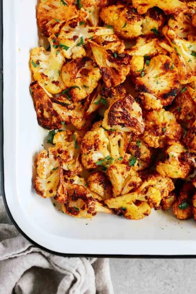 Spicy Roasted Cauliflower