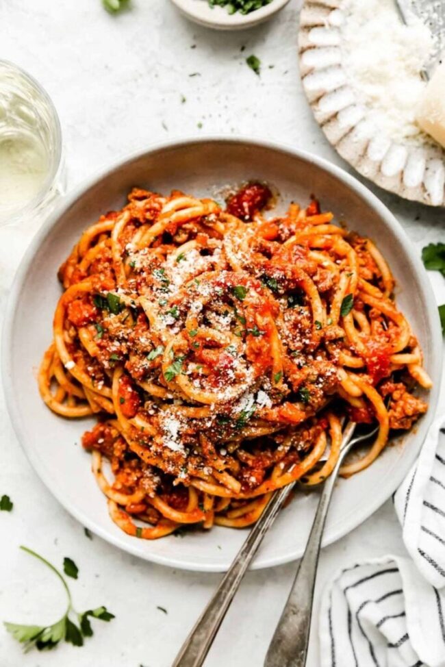 Ground Turkey Bolognese