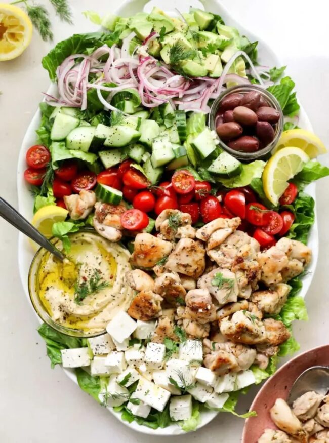 Greek Salad with Chicken
