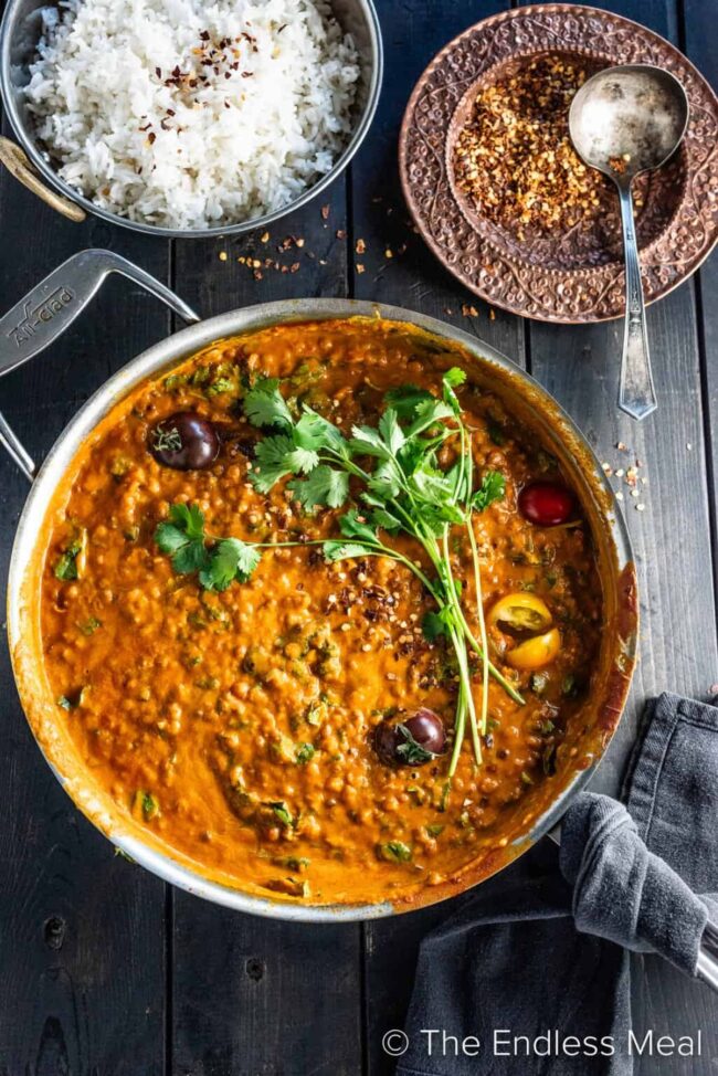 Spicy Coconut Lentil Curry