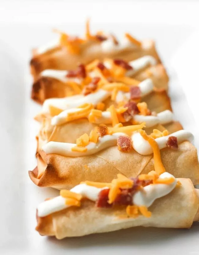 Mashed Potato Spring Rolls