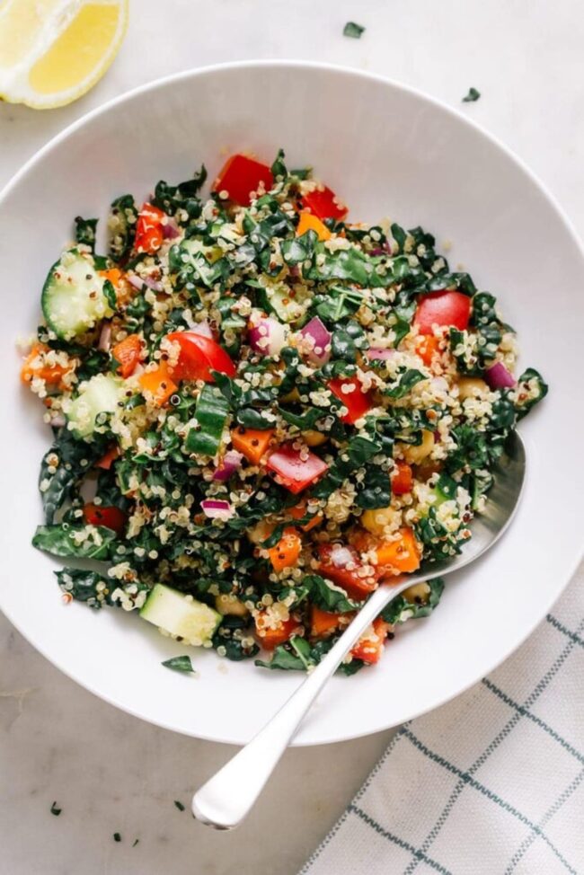 Kale and Quinoa Bowls