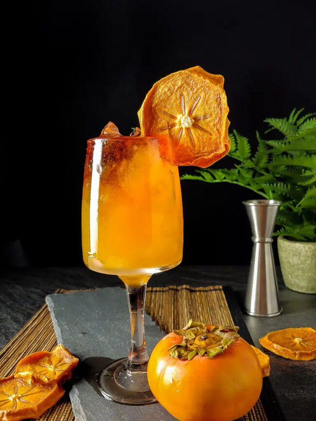 Persimmon Pomegranate Mule