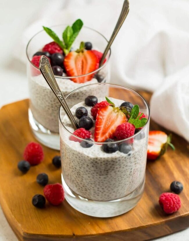 Chia Seed Pudding with Coconut Milk
