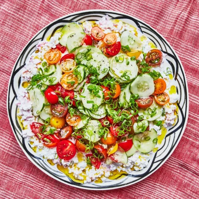 Cottage Cheese and Tomato Salad