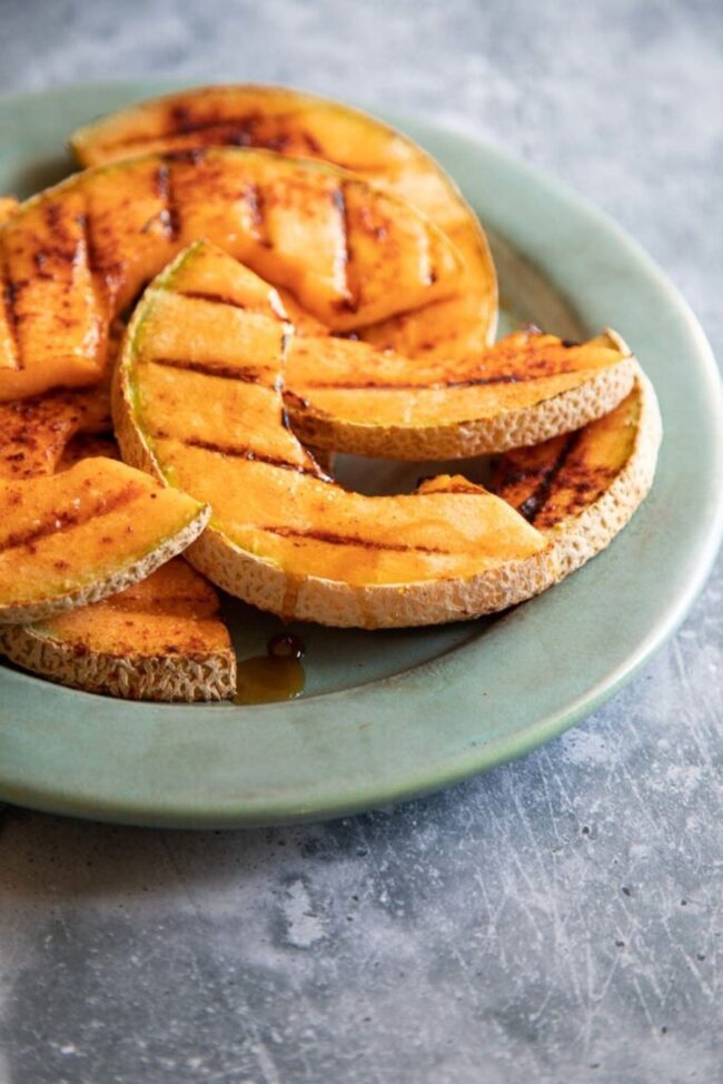 Grilled Cantaloupe Skewers