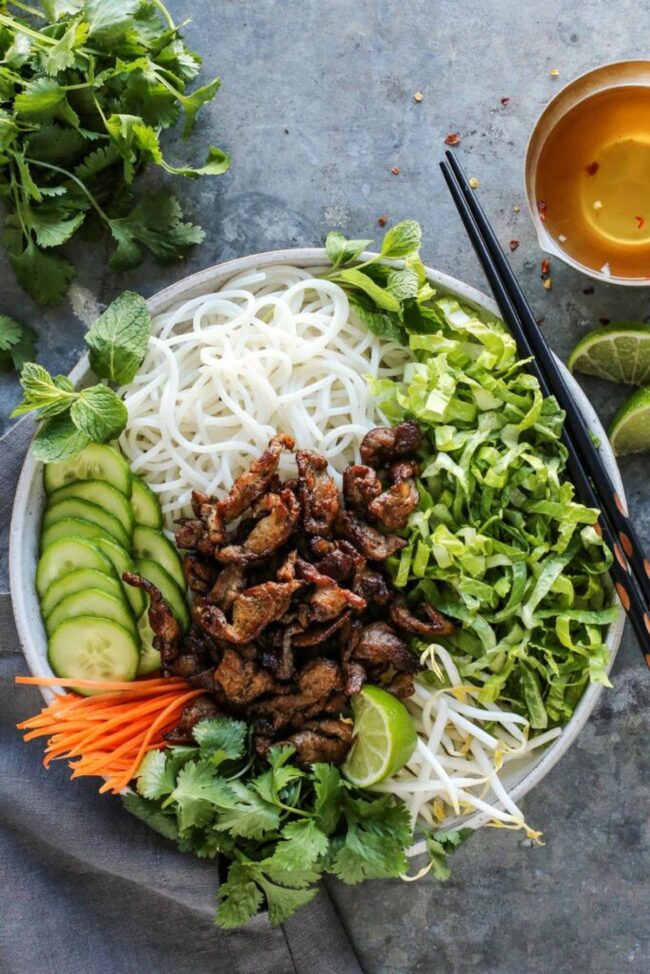 Pork Noodle Salad