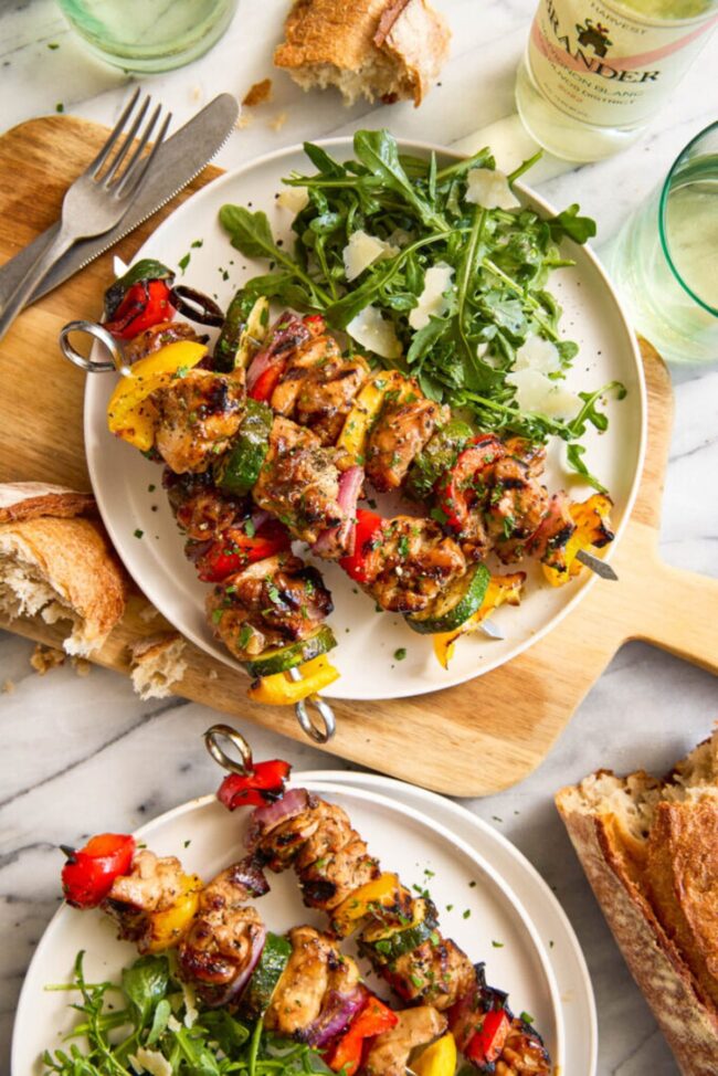 Grilled Chicken Skewers