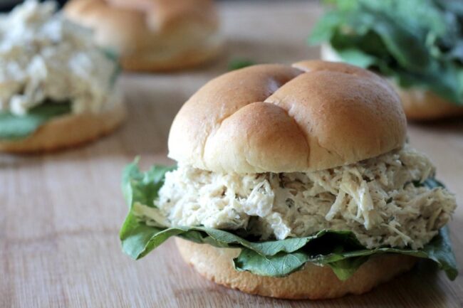 Turkey Caesar Sandwiches