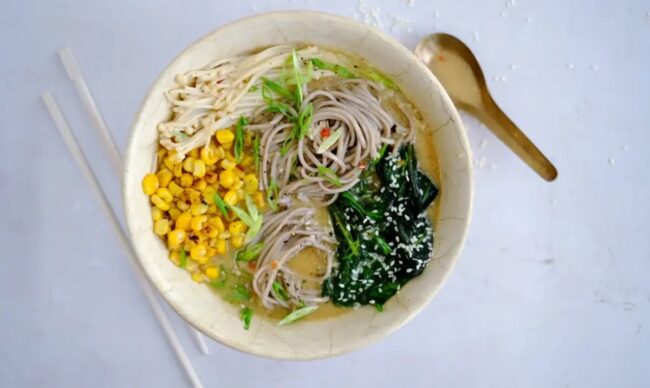 Enoki Mushroom Ramen