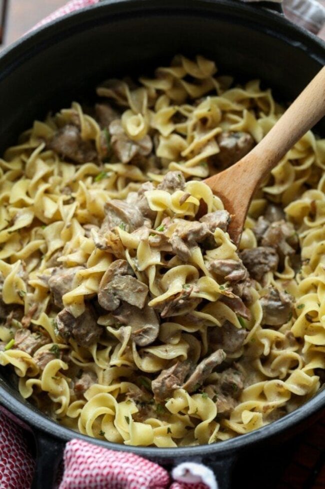 Beef Stroganoff
