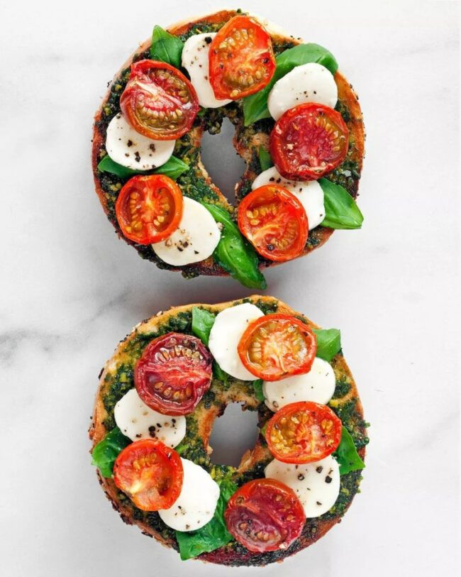 Pesto and Mozzarella