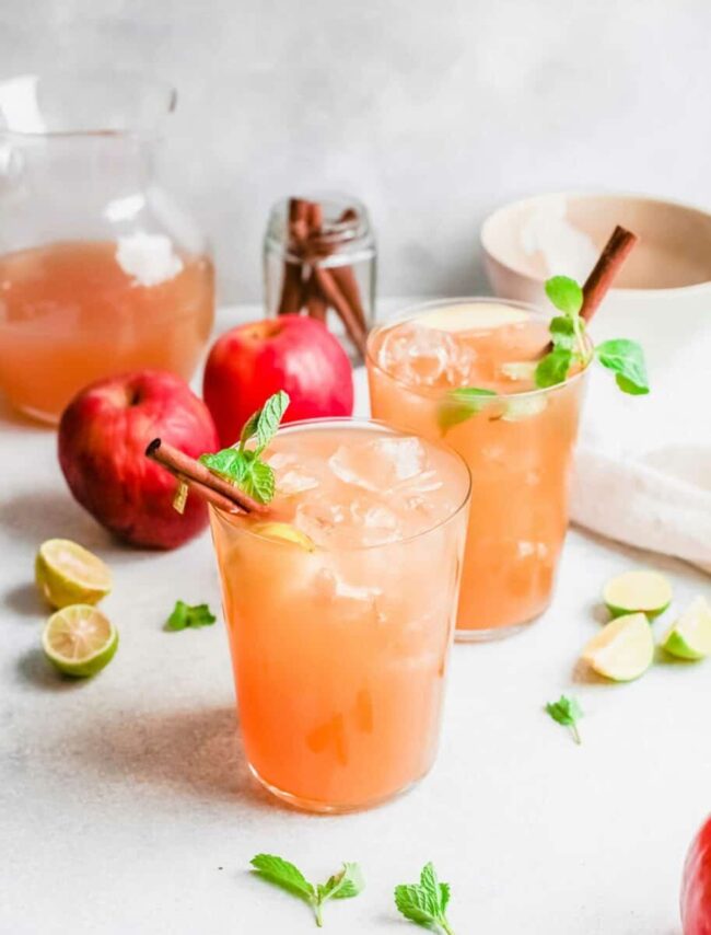 Sparkling Apple Cider Mojito