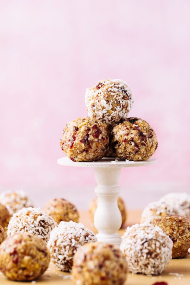 Cranberry Almond Energy Bites