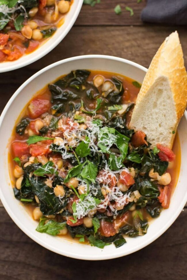 Chickpea and Kale Soup