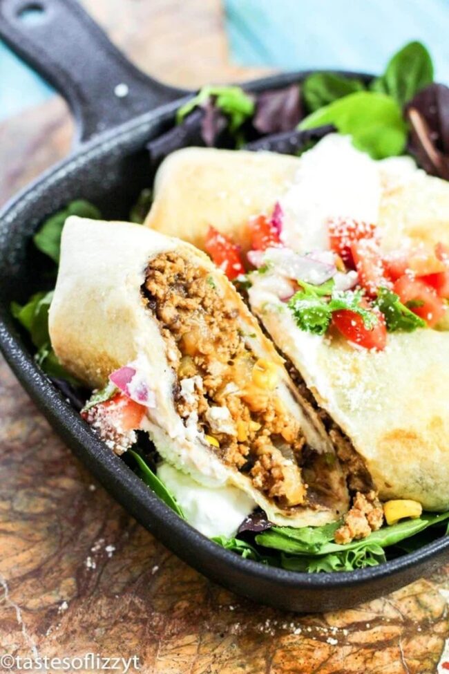 Turkey Chimichangas