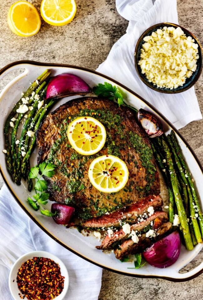 Herb Butter Flank Steak