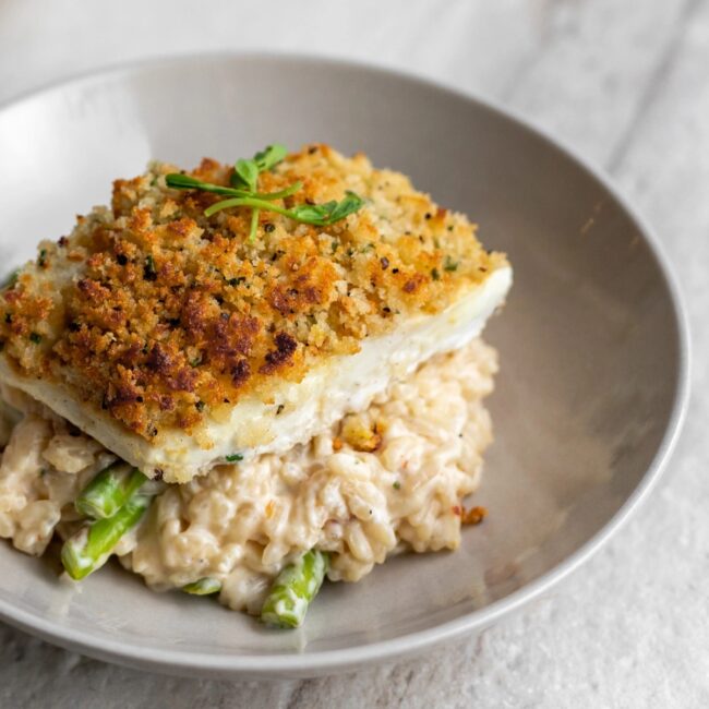 Panko-Crusted Halibut