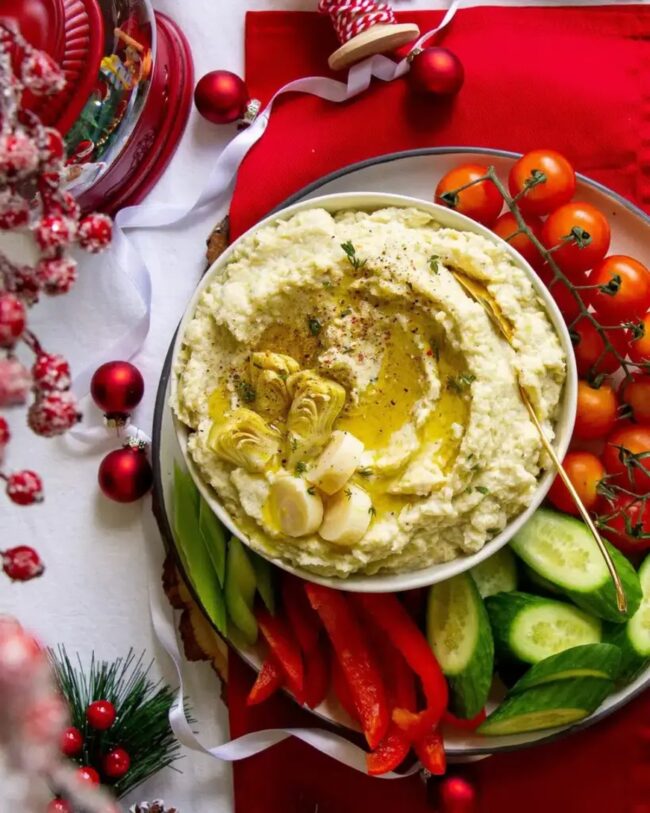 Hearts of Palm and Artichoke Dip