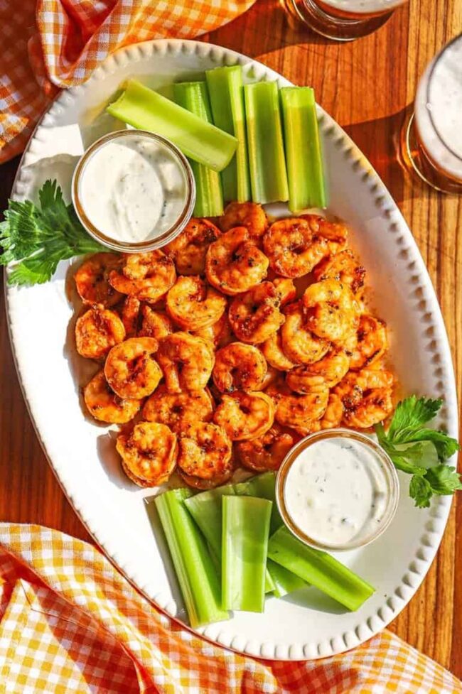 Buffalo Grilled Shrimp