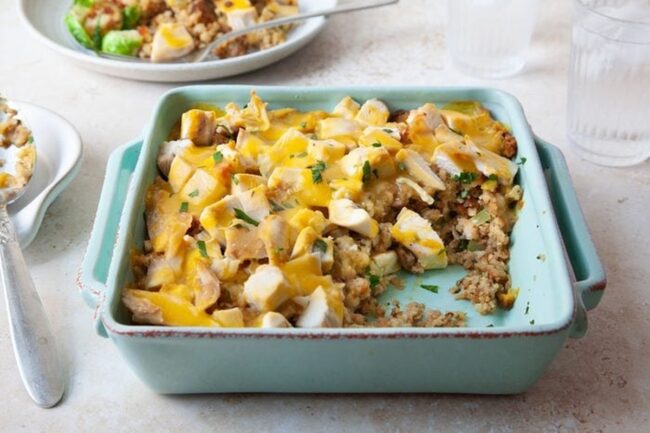 Turkey and Stuffing Casserole