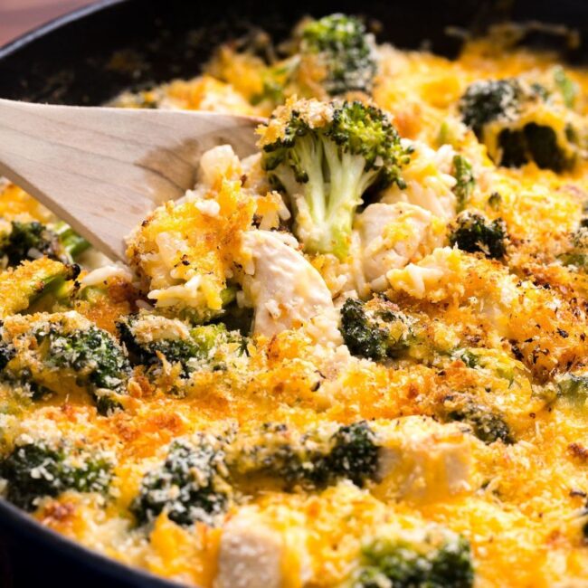 Lemon Chicken and Broccoli Casserole
