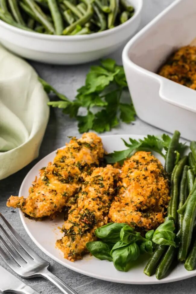 Herb-Crusted Chicken Tenderloins