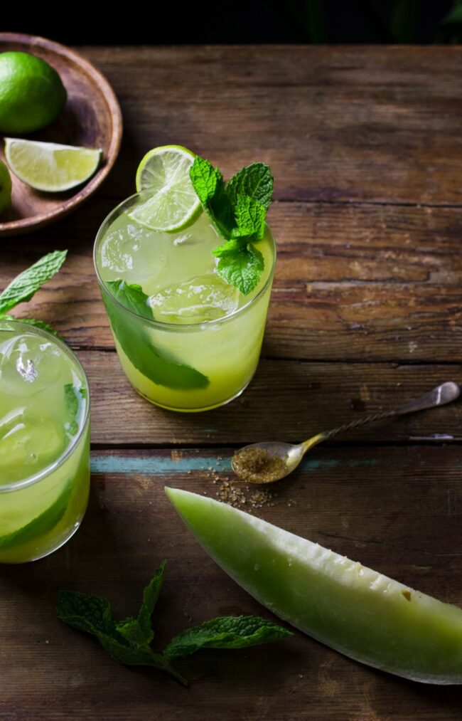 Honeydew Mezcal Mojito