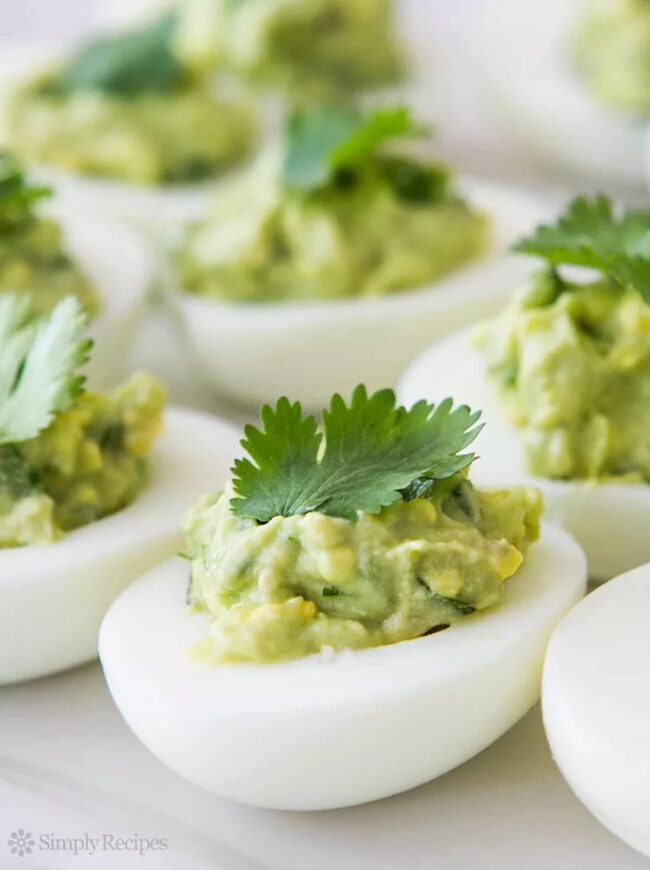 Deviled Eggs with Avocado